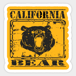 CALIFORNIA BEAR CALI Souvenir Sticker